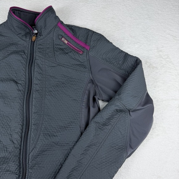 Nike Sphere Pro Soft Shell Full Zip Up Women's Size M (8-10) Gray/purple - Picture 4 of 16